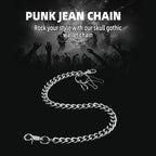 Girinme Portefeuille - Ceinture Chaîne Porte-Clés Accessoire Jeans Hip Hop Punk pour Femmes & Hommes
