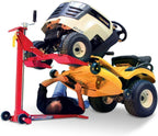 MoJack EZ MAX 45001-OP- Residential Riding Lawn Mower Lift, 450lb Lifting Capacity, Fits Most Residential & ZTR Mowers, Folds Flat for Easy Storage, Use for Mower Maintenance Or Repair