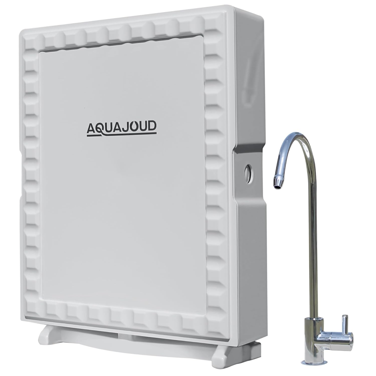 Tankless Under-Counter Water Filter System - 5-Stage Filtration Removes Odor & Chlorine, Includes Chrome Faucet - Ideal for Under Sink, Refrigerators, Coffee & Ice Makers