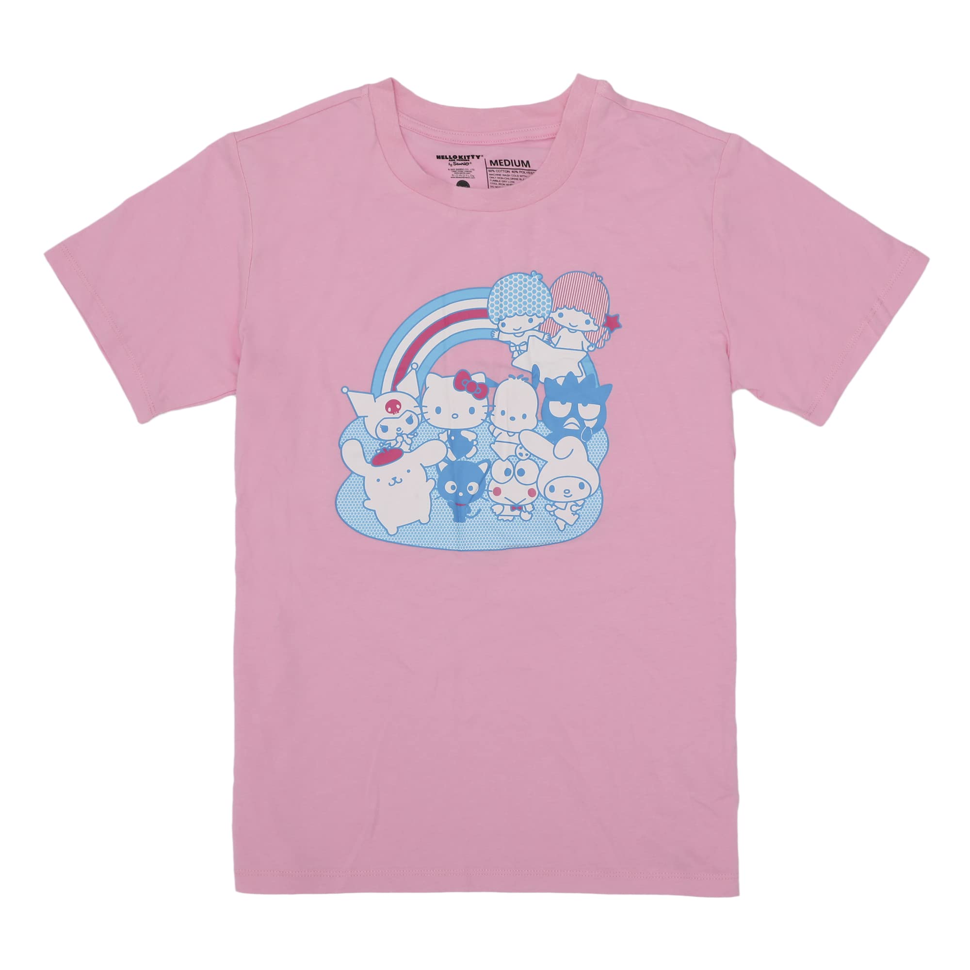 Bioworld Hello Kitty Character Rainbow Women's Sleep Set-XL