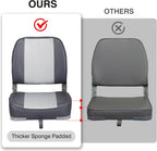 Leader Accessories Classic Low Back Folding Boat Seat