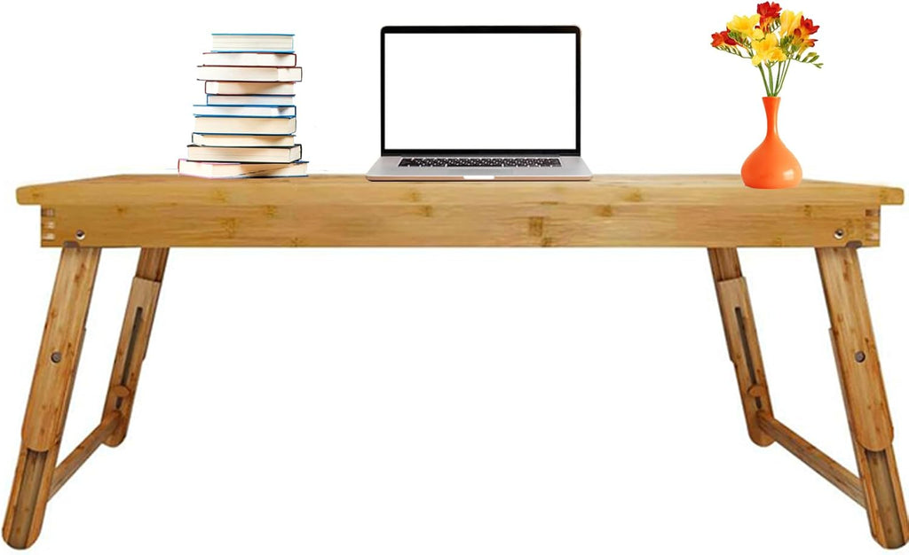 Bamboo Coffee Table Foldable,Low Floor Dining Table Collapsible Oriental Folding Table for Living Room Small Spaces Picnic Table Ground Portable Table,Floor Desk for Adults,33.5Lx17.7Wx5.7H