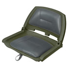 Folding Boat Seat Padded Folding Boat Chair with Backrest Marine BassJon Boat Seat (Grayshell Charcoal)