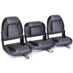 Leader Accessories 50" Bass Boat Seats Folding Fishing Boat Seat