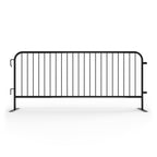 Angry Bull Barricades Metal Interlocking Steel Barricade (8.5 Ft. Heavy Duty, Bridge Feet, Grey Powder Coated, Set of 20)