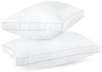Utopia Bedding Bed Pillows for Sleeping Queen Size (White), Set of 2, Cooling Hotel Quality, Gusseted Pillow for Back, Stomach or Side Sleepers