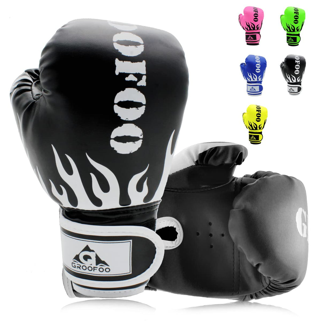 Kids Boxing Gloves 4oz 6oz 8oz Punching Gloves for Kids Youth Traning Gloves for Punching Bag Kickboxing Sparring Muay Thai MMA Fight Gloves