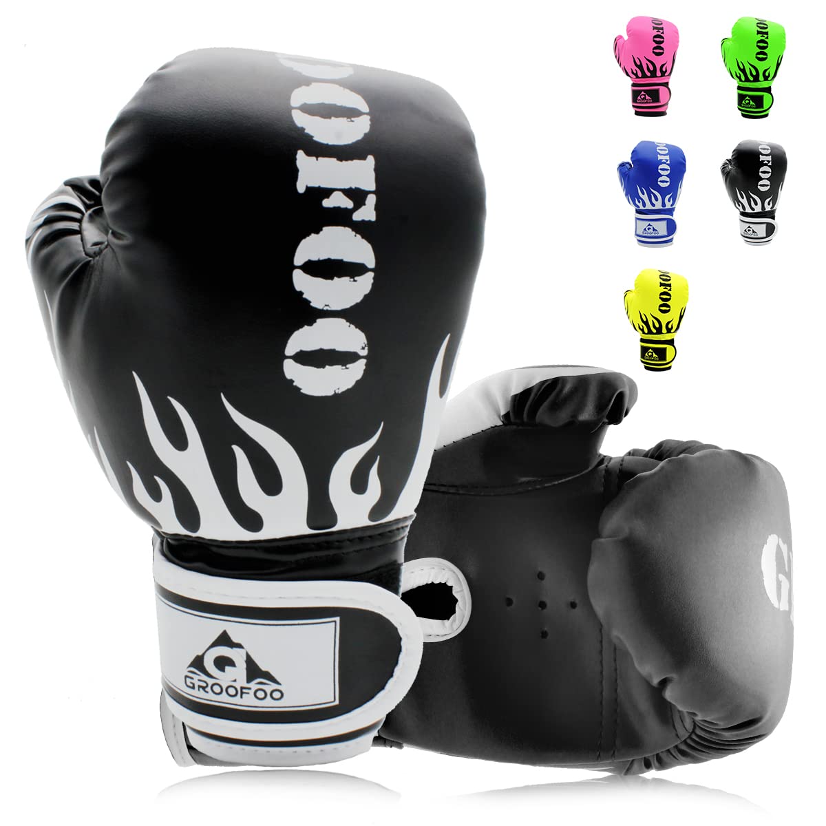 Kids Boxing Gloves 4oz 6oz 8oz Punching Gloves for Kids Youth Traning Gloves for Punching Bag Kickboxing Sparring Muay Thai MMA Fight Gloves