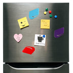 Magnetiske Brevåbnere - 3 Pak Kuvertåbner og Skærer, Brevåbnerklinge med Magnet, Brevåbner til Kvinder - Lilla, Rød, Søblå