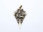 Saint Michael Pendant with Snake St Michael The Archangel Christian Brass Jewelry BR-636