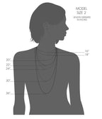 Colar de Corrente Figaro em Ouro Amarelo Maciço 10k da Kooljewelry (2,3 mm, 18 polegadas)