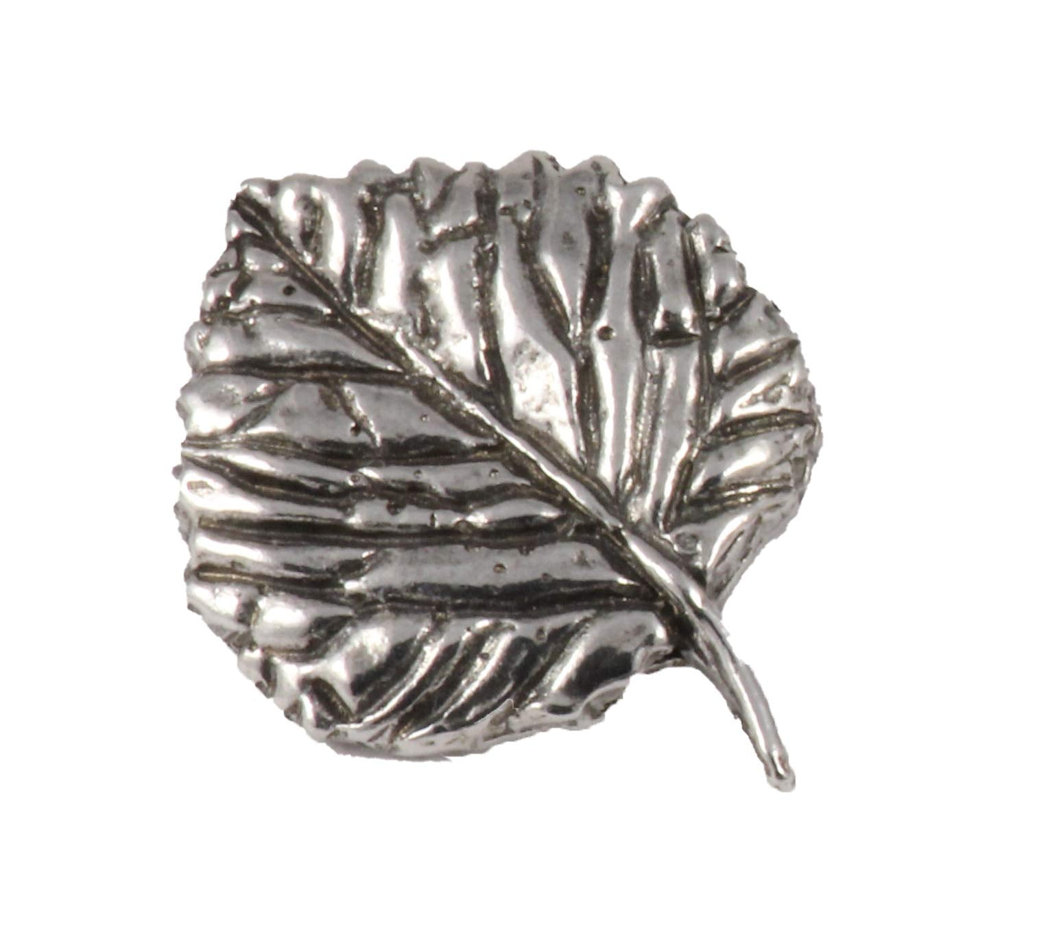 Handcrafted Tree Leaf Brooch and Lapel Pins - Canadian Maple, Maple, and Aspen Leaves - Pewter, Copper, Gold, Hand Painted - Handmade in The United States