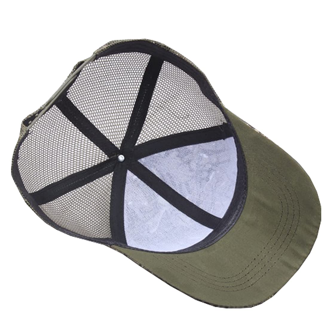 Foetest justerbar baseballkasket camouflage mesh hat sportsnetkasket sport sommerhat militærkasket