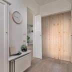 Wainscot Reversible - Solid Wood Wainscoting Tongue & Groove Planks 7 Linear Feet - DIY Wood Paneling - Natural Unfinished Pine Wood Color Planking – 24 Panels (Coverage Area of 18.7 sq.ft.)