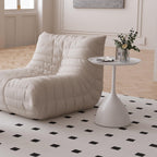 Nesting Tables, White Side Tables, Modern End Tables for Living Room Nesting Coffee Table Set of 2,Console Table Pedestal Tables