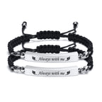 MPRAINBOW Adjustable Cremation Memorial Urn Bracelet, Stainless Steel Cremation Manmade Braided Urn Bracelet Keepsake Urn Bracelet for Ashes with Fill Kit