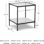 Signature Design by Ashley Ryandale Contemporary Accent Table, Antique Black