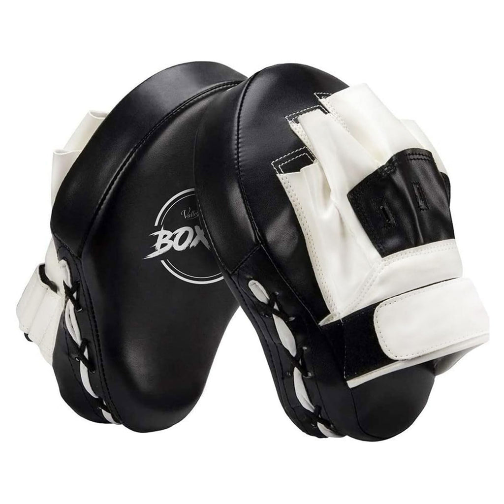 Valleycomfy Boxing Curved Focus Punching Mitts- Leatherette Training Hand Pads
