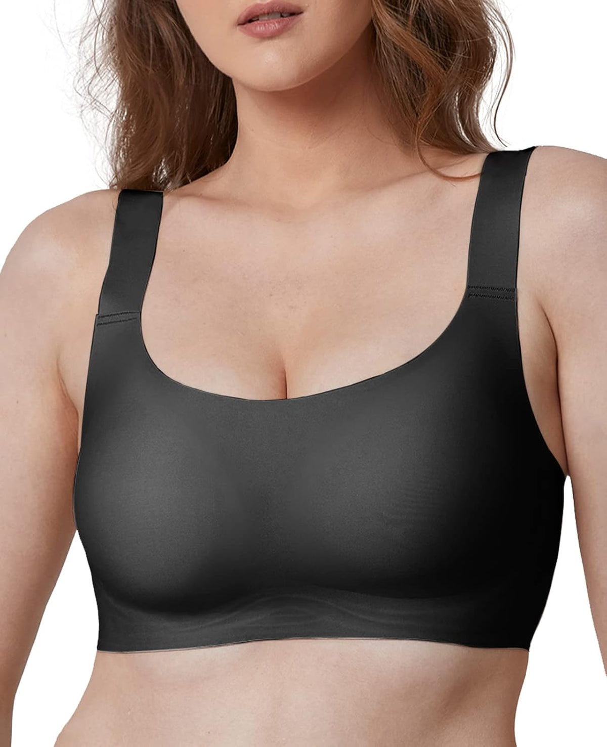FORLEST Minimizer Bras for Women Full Coverage, Deep Cup Bra Hides Back Fat, Wireless Seamless Bras for Women No Underwire
