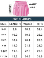 MODERN ASIR 3 Pack Girls Flowy Shorts with Spandex Liner 2-in-1 Youth Butterfly Skirts for Fitness, Running, Sports(Green 7-8years) - Grand Goldman