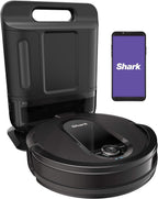 Shark Robot Vacuum & Mop Combo, Powerful Suction, Matrix Plus, 60-Day Debris Capacity, HEPA Bagless Self Empty Base, Sonic Mopping, Home Mapping for Pet Hair - Carpets & Hardfloor, AV2610WA