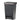 Rubbermaid Premier Series III Step-On Trash Can for Home and Kitchen, with Stainless Steel Rim, 12.4 Gallon, Charcoal, for Home/Kitchen/Garage/Apartment/Office
