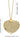 Diamond2Deal 24k Gold Dipped Aspen Leaf with 20 in Gold-tone Necklace