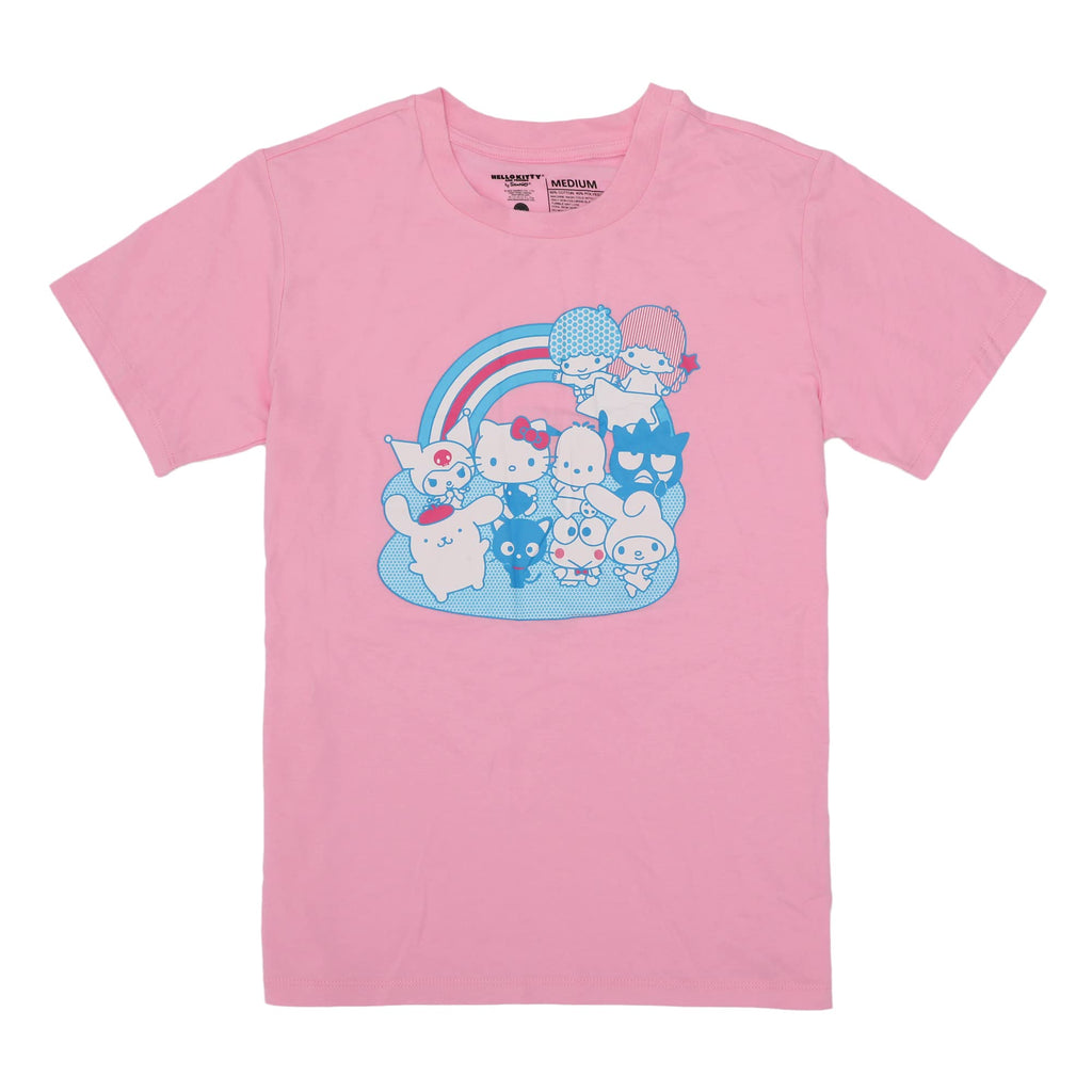 Bioworld Hello Kitty Character Rainbow Women's Sleep Set-XL