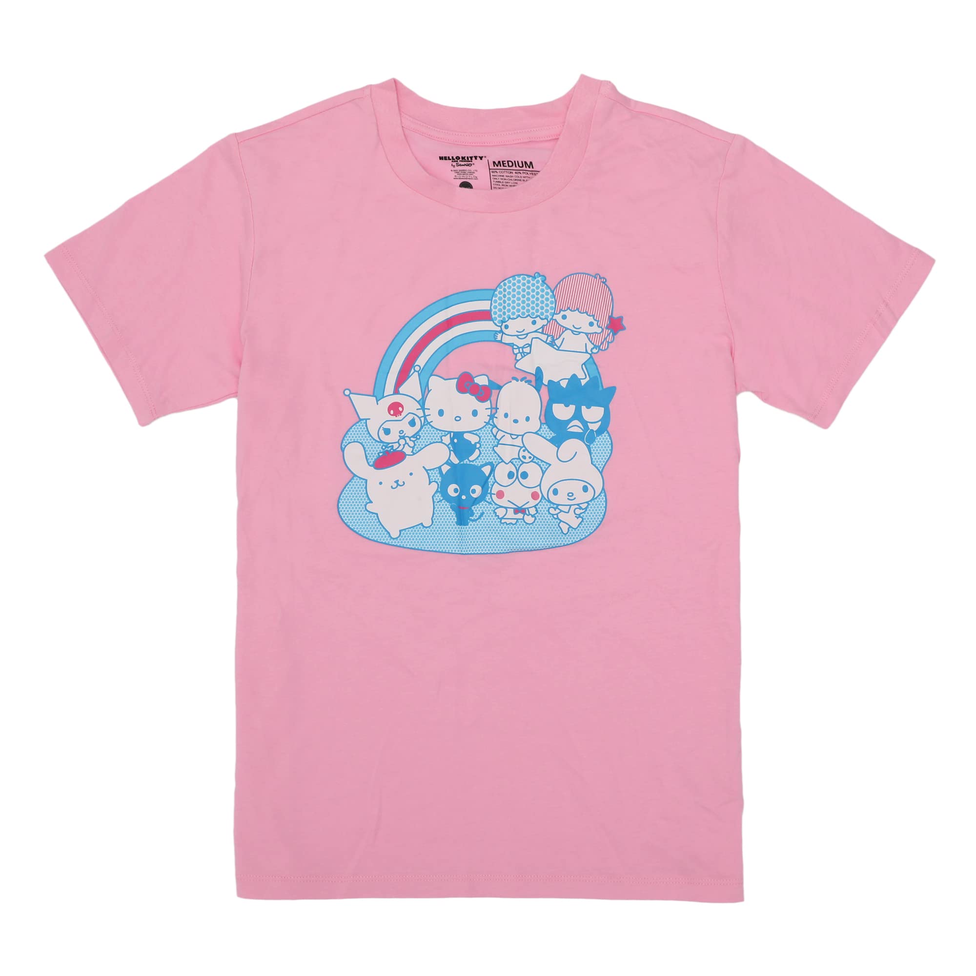 Bioworld Hello Kitty Character Rainbow Women's Sleep Set-XL