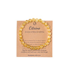 Pingyongchang Stress Relief Anxiety Yoga Bracelet,Mantra Bracelets for Women Natural Crystal Stone Healing Gifts Birthday Gifts for Jade Bracelet for Men