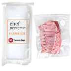 Chef Preserve Compact Vacuum Sealer for Food (Vacuum Sealer Machine + 10 Reusable Vacuum Bags) Powerful Handheld Vacuum Sealer Machine, Seal Meal Saver, Portable Food Sealer