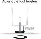 Otto 32" Wide Square Coffee Table with Faux Marble Shelf in Brass