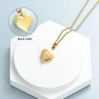shajwo Cremation Heart Urn Necklace Ashes Jewelry for Women Men Keepsake Pendant Memorial Locket Ash Holder