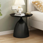 Nesting Tables, Black Side Tables, Modern End Tables for Living Room Nesting Coffee Table Set of 2,Console Table Pedestal Tables