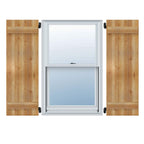 Ekena Millwork RBJ06S11X050RWR TimberCraft Zwei 5 3/8" Bretter Verbundene Board-n-Batten, Rustikale Holzläden (pro Paar), 10 3/4"B x 50"H, Grob gesägte Western Red Cedar