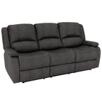 RecPro Charles 67" Double Recliner RV Sofa | Zero Wall Loveseat for Camper | Wall Hugger Couch | Fifth Wheel Theater Seating | Upgraded 2023 Fabric (Toffee)