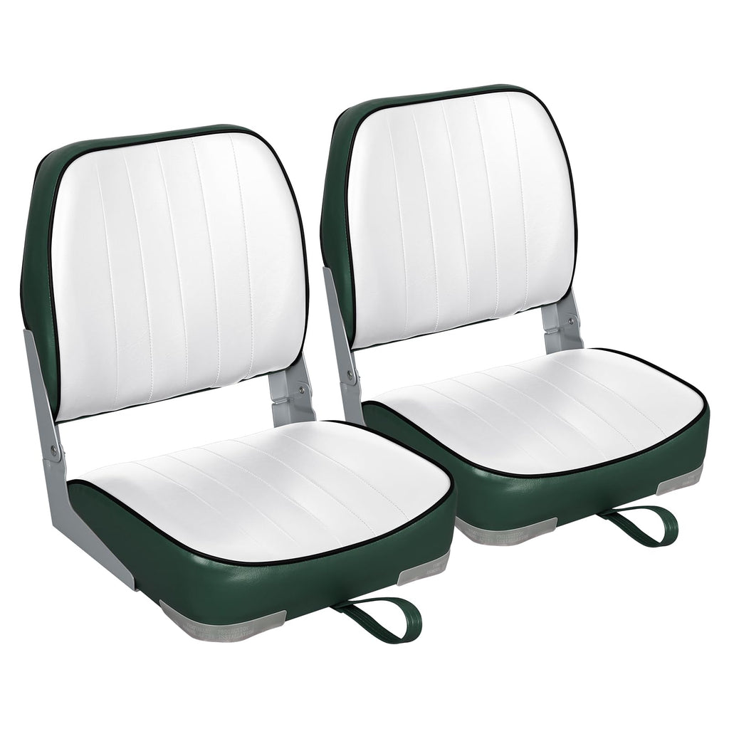 Leader Accessories A Pair of New Low Back Folding Boat Seats(2 seats)