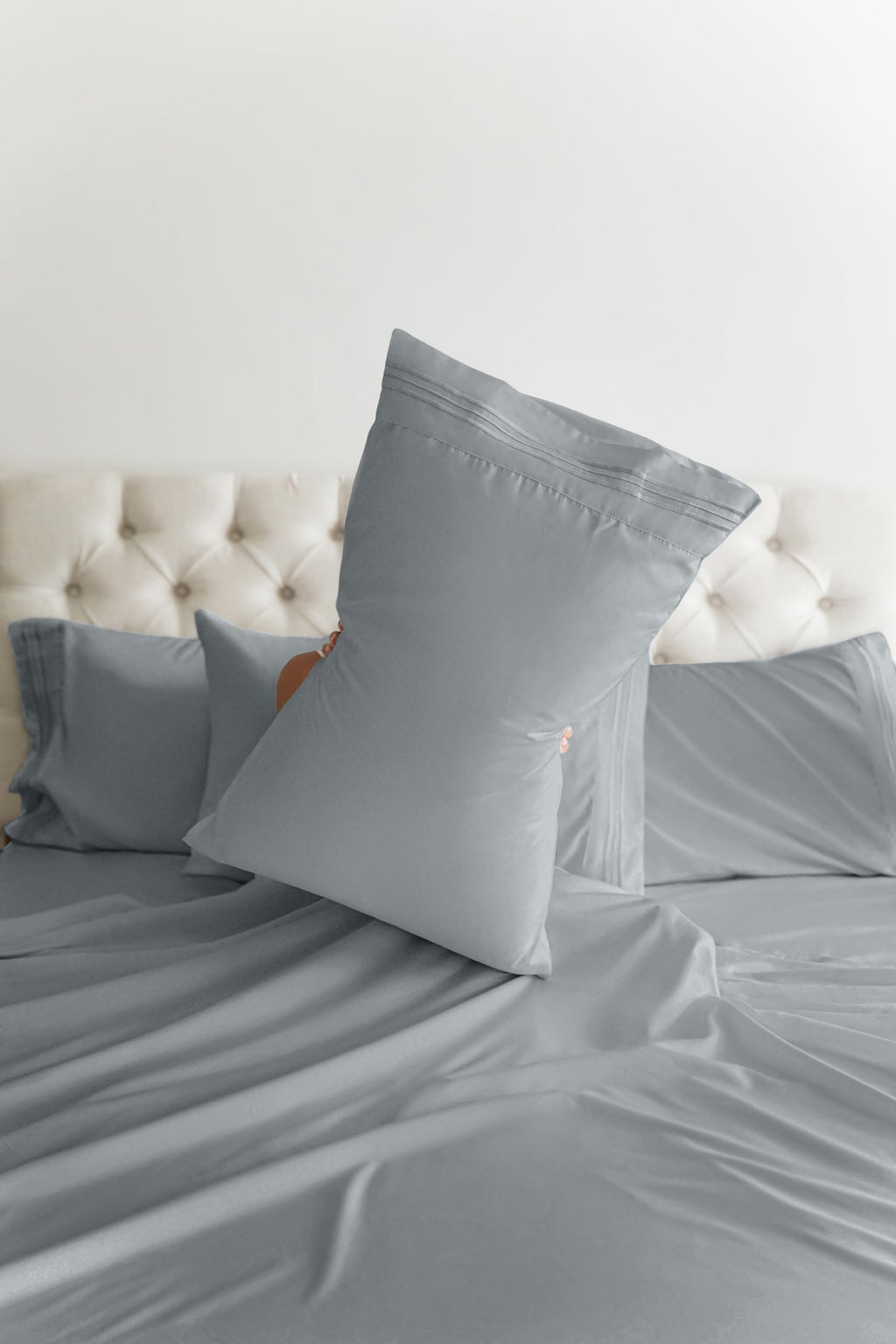 King 6 Piece Sheet Set - Breathable & Cooling Bed Sheets - Hotel Luxury Bed Sheets for Women, Men, Kids & Teens - Comfy Bedding with Deep Pockets & Easy Fit - Soft and Wrinkle Free - King White Sheets