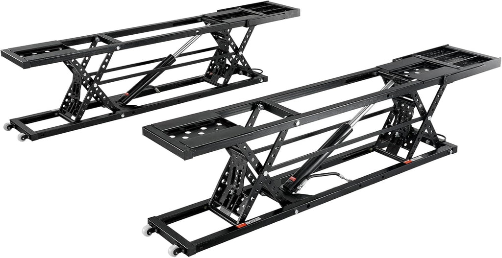 VEVOR Portable Car Lift - 7,000 LBS Capacity, 26.8" Max. Height, Heavy-Duty Carbon Steel Truck Lift with 120V Power Unit