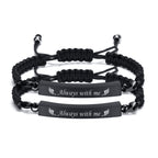 MPRAINBOW Adjustable Cremation Memorial Urn Bracelet, Stainless Steel Cremation Manmade Braided Urn Bracelet Keepsake Urn Bracelet for Ashes with Fill Kit