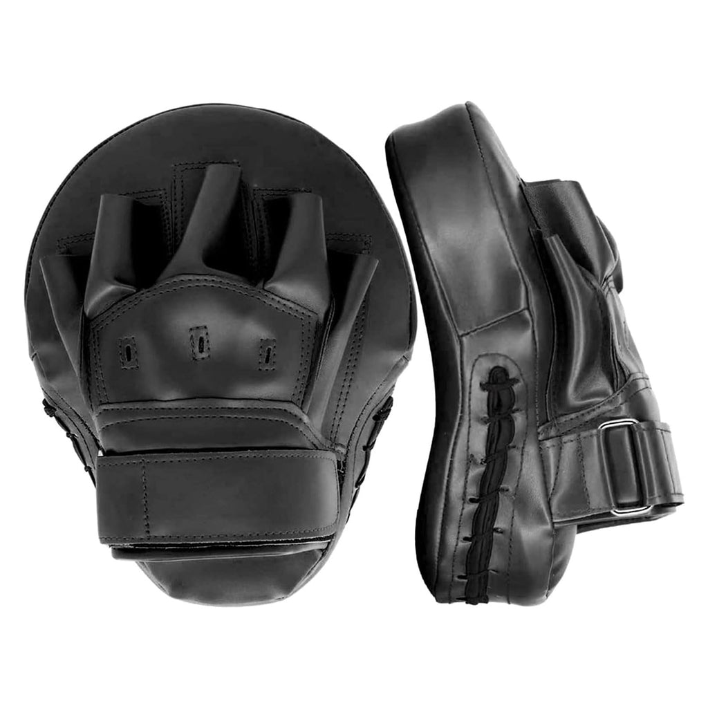 Valleycomfy Boxing Curved Focus Punching Mitts- Leatherette Training Hand Pads