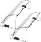 Home Intuition Heat and Air Vent Deflector 8.5" to 15" Magnetic Non Melting Adjustable for Vents, Sidewall, and Ceiling Registers, 2 Pack