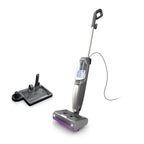 Shark Steam & Scrub Steam Mop, All-in-One Scrubbing and Sanitizing Hard Floor Cleaner, LED Headlights, 4 Dirt Grip Soft Scrub Pads Included, XL Water Tank, Swivel Steering, Hawaiian Grey, S8001