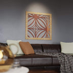 Ekena Millwork WALW16X16X0375OTSCH Otis 3/8"T Decorative Fretwork Wall Panels, 15 3/8"W X 15 3/8"H, Cherry