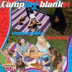 Mexican Throw Blanket Lightweight Serape Outdoor Extra Large Picnic Camping Beach Bedroom Decoration Living Room Accessories Sofa Couch Cover Boho Decor 50" x 68" Gery