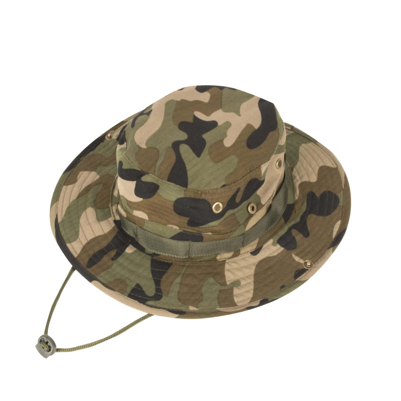 Chapeaux de soleil pour hommes femmes chapeau bob UPF 50+ chapeau boonie pliable protection UV randonnée plage pêche été safari (1 paquet-camouflage jungle)
