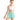 Girls Butterfly Shorts Flowy Shorts with Pocket Aqua Green Kids Butterfly Skirts with Spandex Liner 8-9 Years