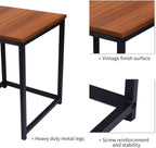 Vipush Nesting Tables Coffee Table Set of 2 - End Tables Living Room Small Side Tables Modern Farmhouse Sturdy Metal Frame Wood Desk