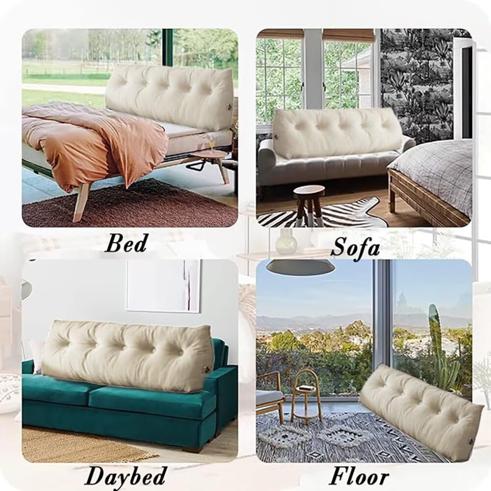 cnsmak trekantet kile hovedgærde puder Twin XL kollegieværelse hovedgærde pude lang rygstøtte positioneringsstøtte læsepude med sidelommer kilepude kollegieværelses nødvendigheder