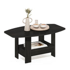 Furinno Simple Design Coffee Table, Dark Brown